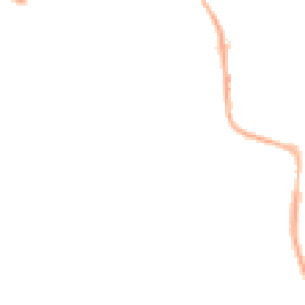 Night-time road noise heatmap for CW5 5BX