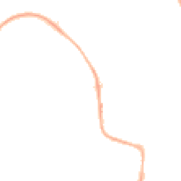 Night-time road noise heatmap for CW5 5EA