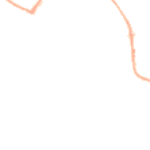 Night-time road noise heatmap for CW5 5HW