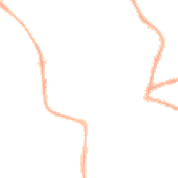 Night-time road noise heatmap for CW5 5RL