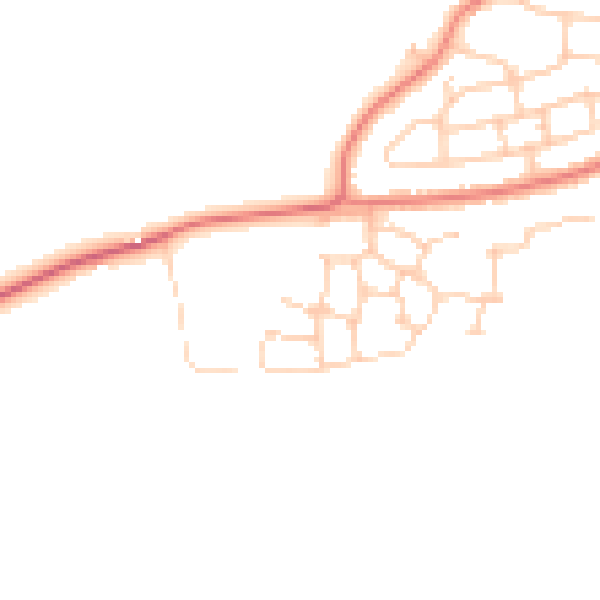 Daytime road noise heatmap for CW5 5WD