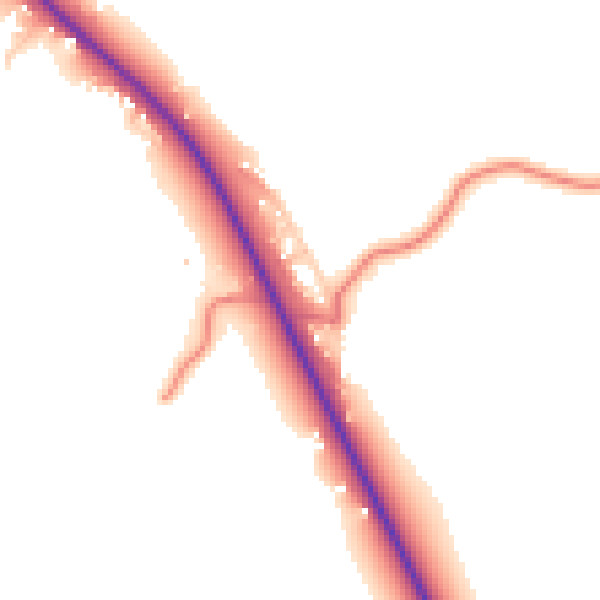 Daytime road noise heatmap for CW5 6AU