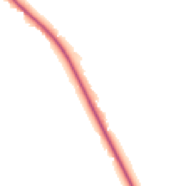 Night-time road noise heatmap for CW5 6AU