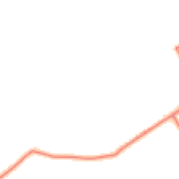 Daytime road noise heatmap for CW5 6DS