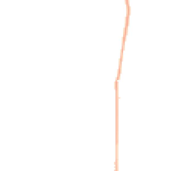 Night-time road noise heatmap for CW5 6DW
