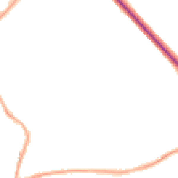 Night-time road noise heatmap for CW5 6LD