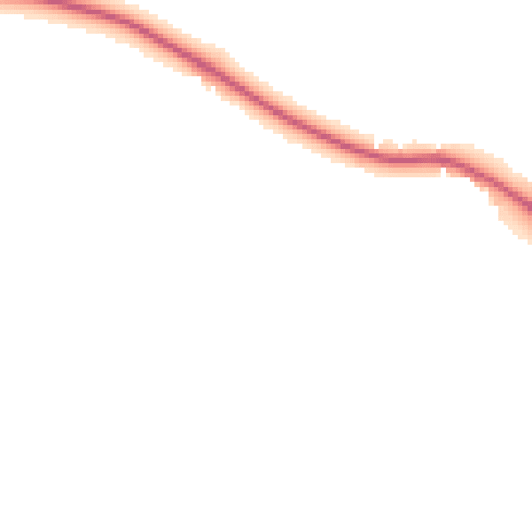 Night-time road noise heatmap for CW5 6ZB