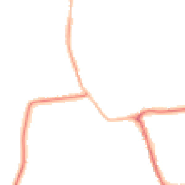 Night-time road noise heatmap for CW5 7DS