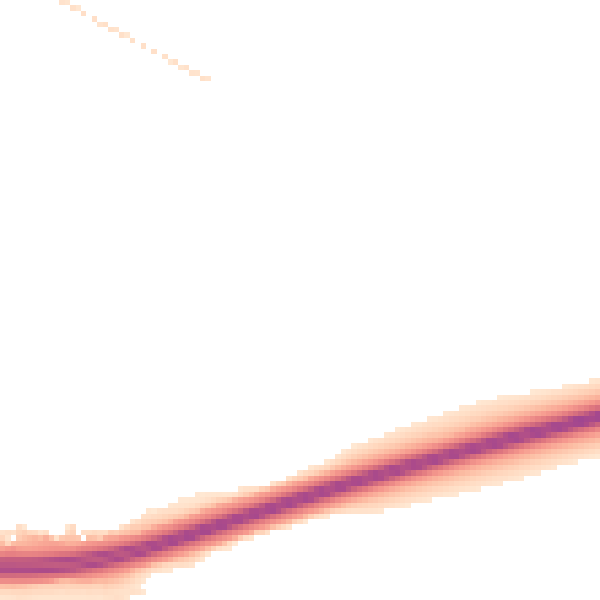 Night-time road noise heatmap for CW5 7HZ