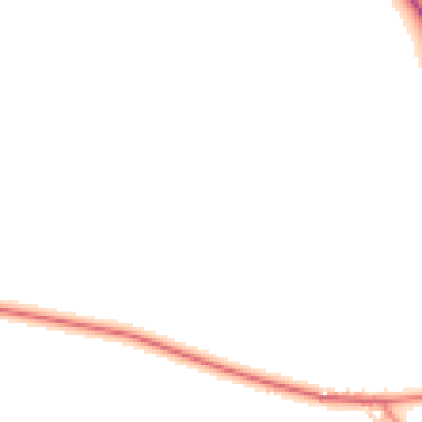 Daytime road noise heatmap for CW5 7PU