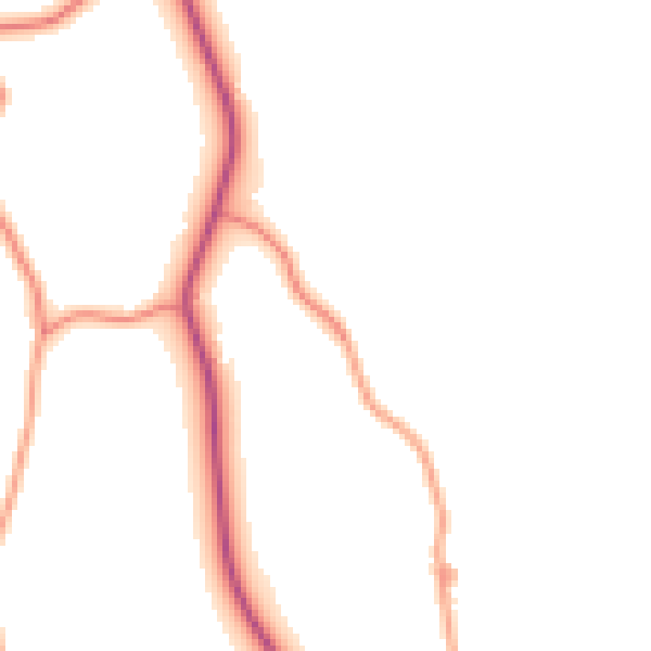 Daytime road noise heatmap for CW5 7PY