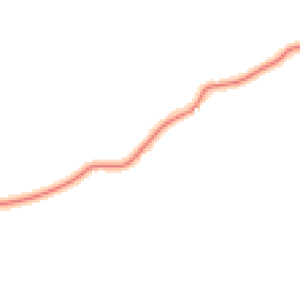 Daytime road noise heatmap for CW5 7QA