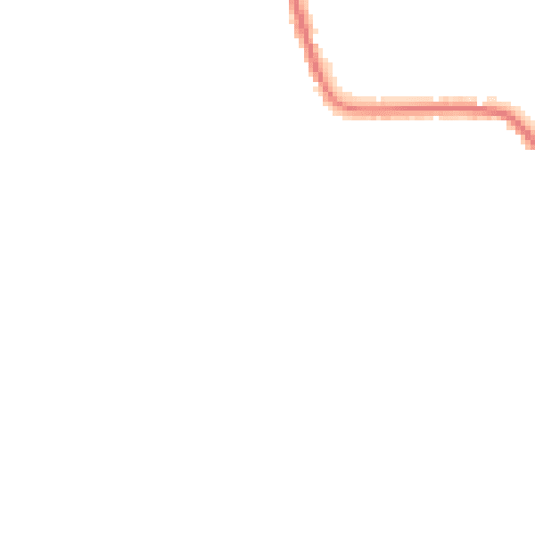 Night-time road noise heatmap for CW5 7QH