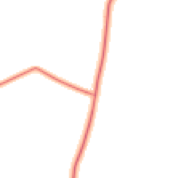 Daytime road noise heatmap for CW5 8AP