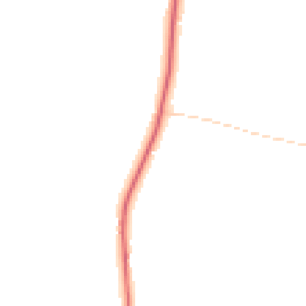 Daytime road noise heatmap for CW5 8AU