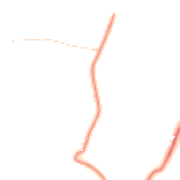 Daytime road noise heatmap for CW5 8BS