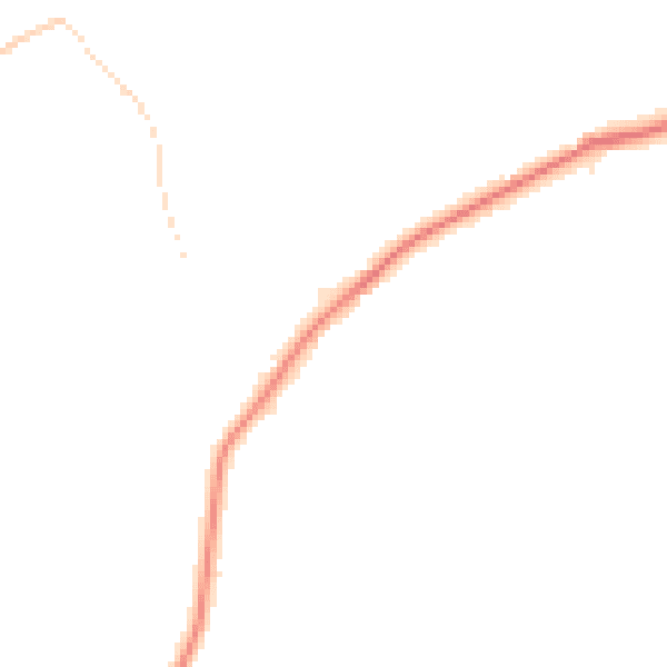 Night-time road noise heatmap for CW5 8DY