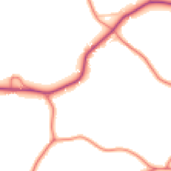 Daytime road noise heatmap for CW5 8JF