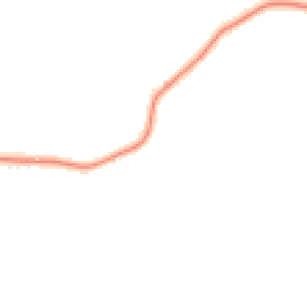 Night-time road noise heatmap for CW5 8JF