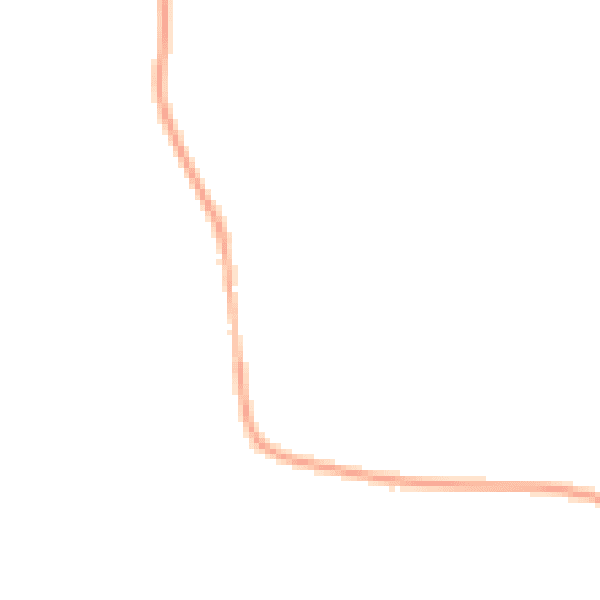 Night-time road noise heatmap for CW5 8LH