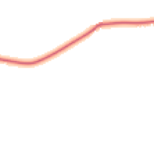 Daytime road noise heatmap for CW5 8NP