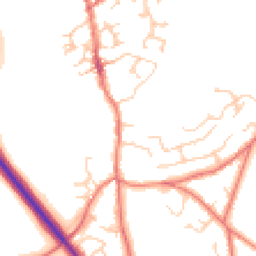 Daytime road noise heatmap for CW6 0AU