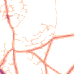 Daytime road noise heatmap for CW6 0DD
