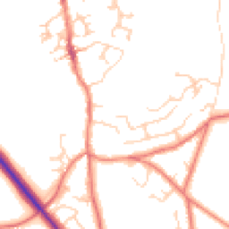 Daytime road noise heatmap for CW6 0DE