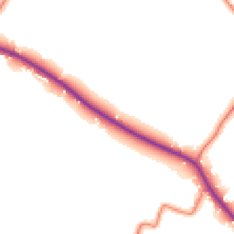 Daytime road noise heatmap for CW6 0EH