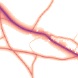 Daytime road noise heatmap for CW6 0EP