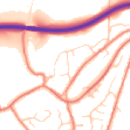 Daytime road noise heatmap for CW6 0QW
