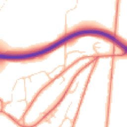 Daytime road noise heatmap for CW6 0QY