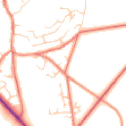 Daytime road noise heatmap for CW6 0UA