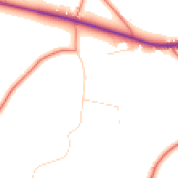 Daytime road noise heatmap for CW6 9EP