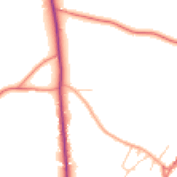 Daytime road noise heatmap for CW6 9NS