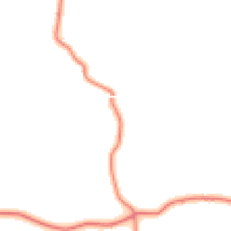 Daytime road noise heatmap for CW6 9QG