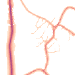 Daytime road noise heatmap for CW6 9SJ