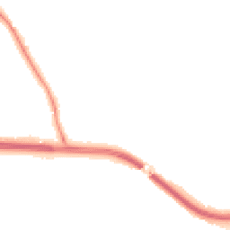 Night-time road noise heatmap for CW8 1TF