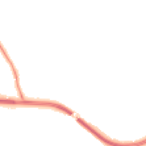 Night-time road noise heatmap for CW8 1TN