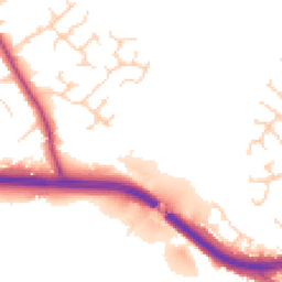 Daytime road noise heatmap for CW8 1TQ