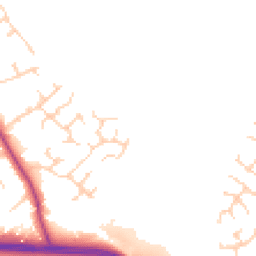 Daytime road noise heatmap for CW8 1TW