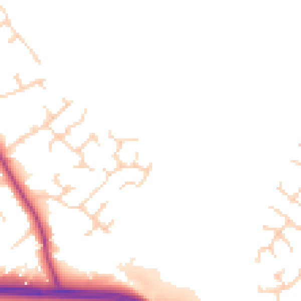 Daytime road noise heatmap for CW8 1TW
