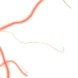 Daytime road noise heatmap for CW8 2BJ