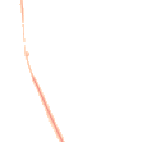 Night-time road noise heatmap for CW8 2FW