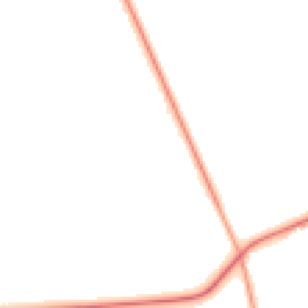 Night-time road noise heatmap for CW8 2HX