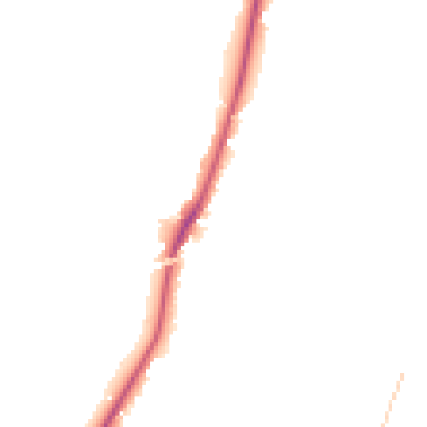 Night-time road noise heatmap for CW8 2LP