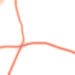 Daytime road noise heatmap for CW8 2SF