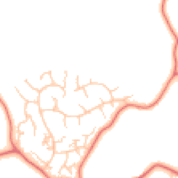 Daytime road noise heatmap for CW8 2UE