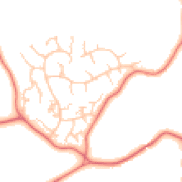 Daytime road noise heatmap for CW8 2UU