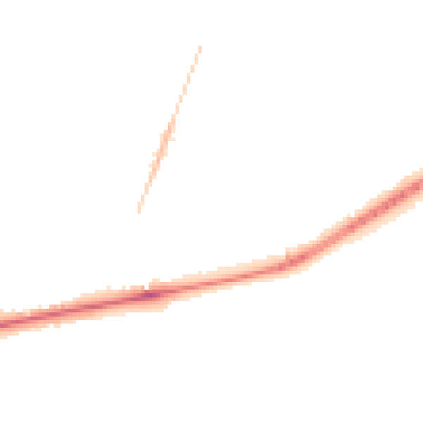 Night-time road noise heatmap for CW8 2WE